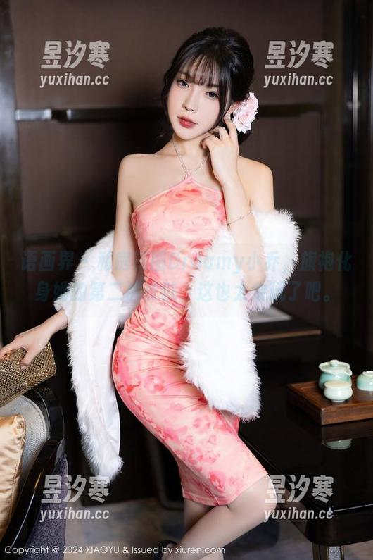 语画界 - 私房美图Dreamy小乔，旗袍化身她的第二层皮肤，这也太会玩了吧。